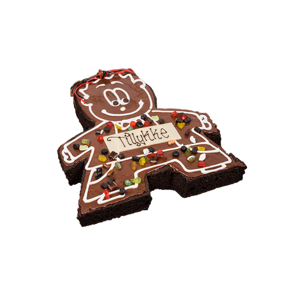 Kagemand - Chokoladekage (Lille)