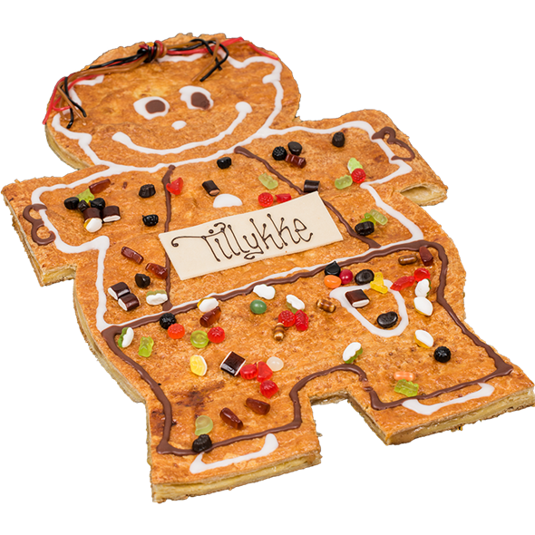 Kagemand - Wienerbrød (Stor)